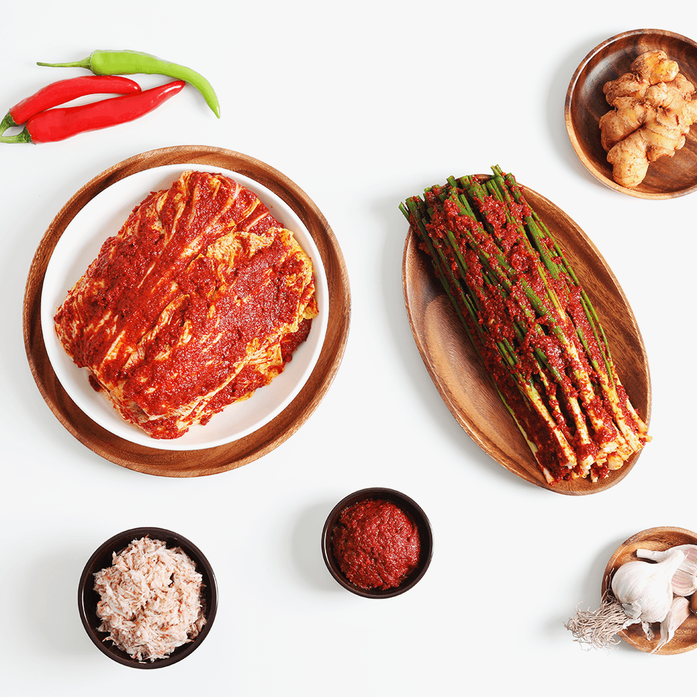선화동매운김치 맛있게 매운 대전 선화동 실비 김치 800g+파김치 500g