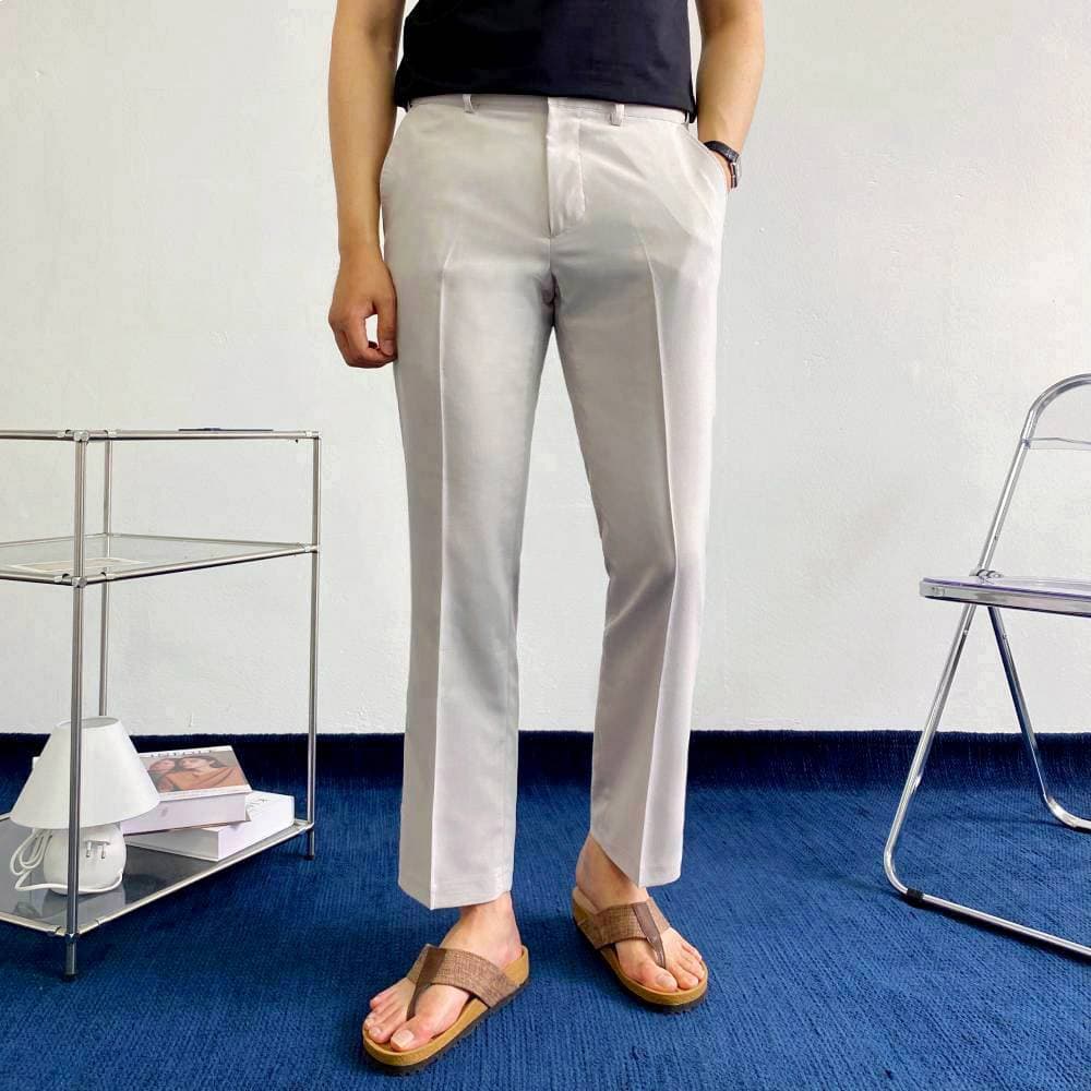 블루트 배가편한 남자 10부 슬랙스 링클프리 아이보리 - 최저가 18,900원