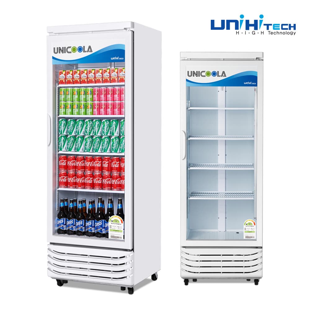 포쿨 1등급 음료수 쇼케이스 냉장고 UN-465RF - 최저가 398,000원