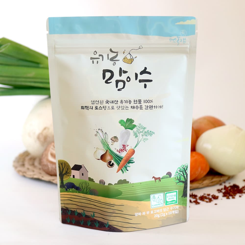 먹놀잼 유기농 맘이수 국내산 100% 중기 후기 이유식 육수 재료 티백 야채 채수 팩 - 최저가 9,500원