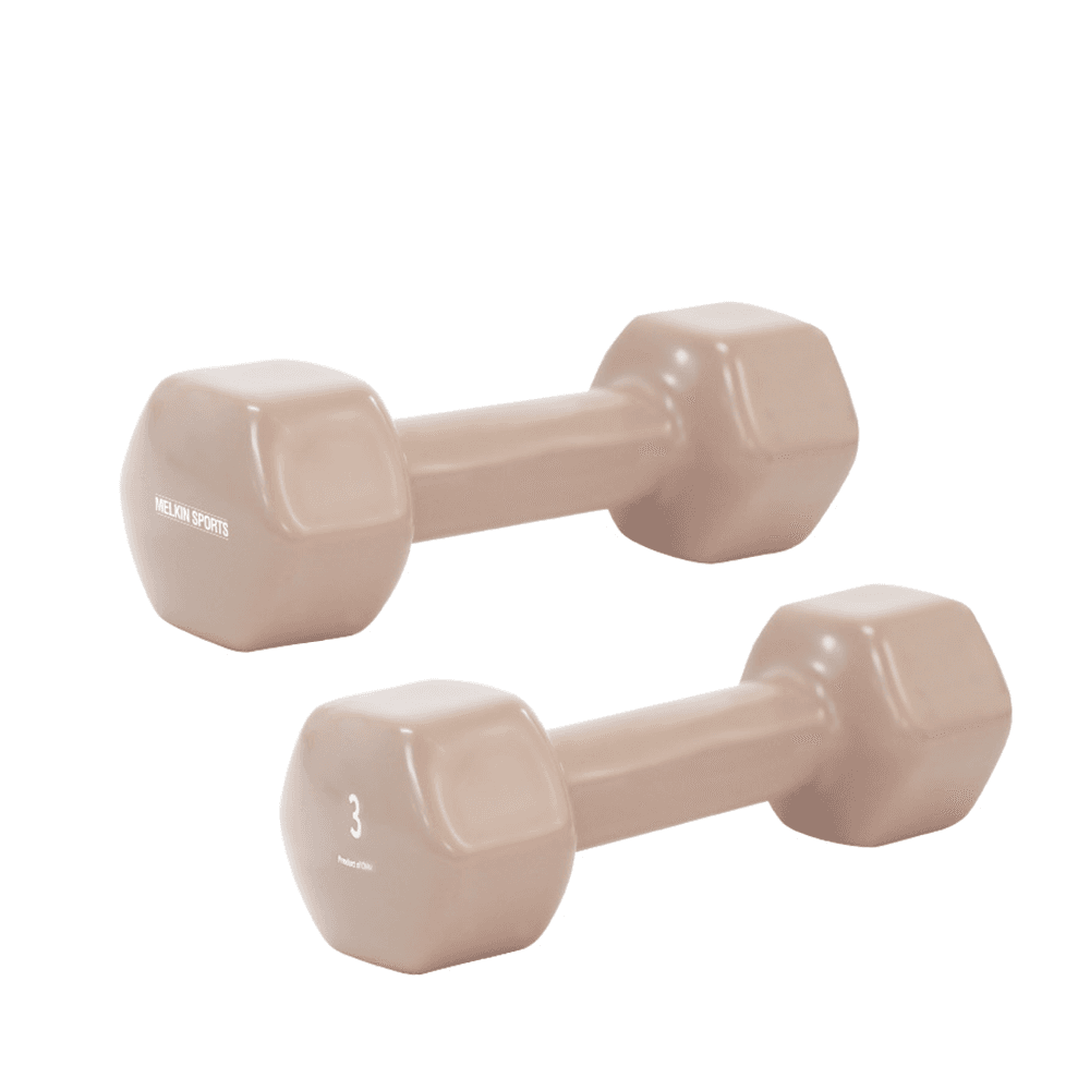 멜킨스포츠 멜킨 미용 아령 PVC 스위티 덤벨 3kg 2개 세트 여성 - 최저가 15,700원