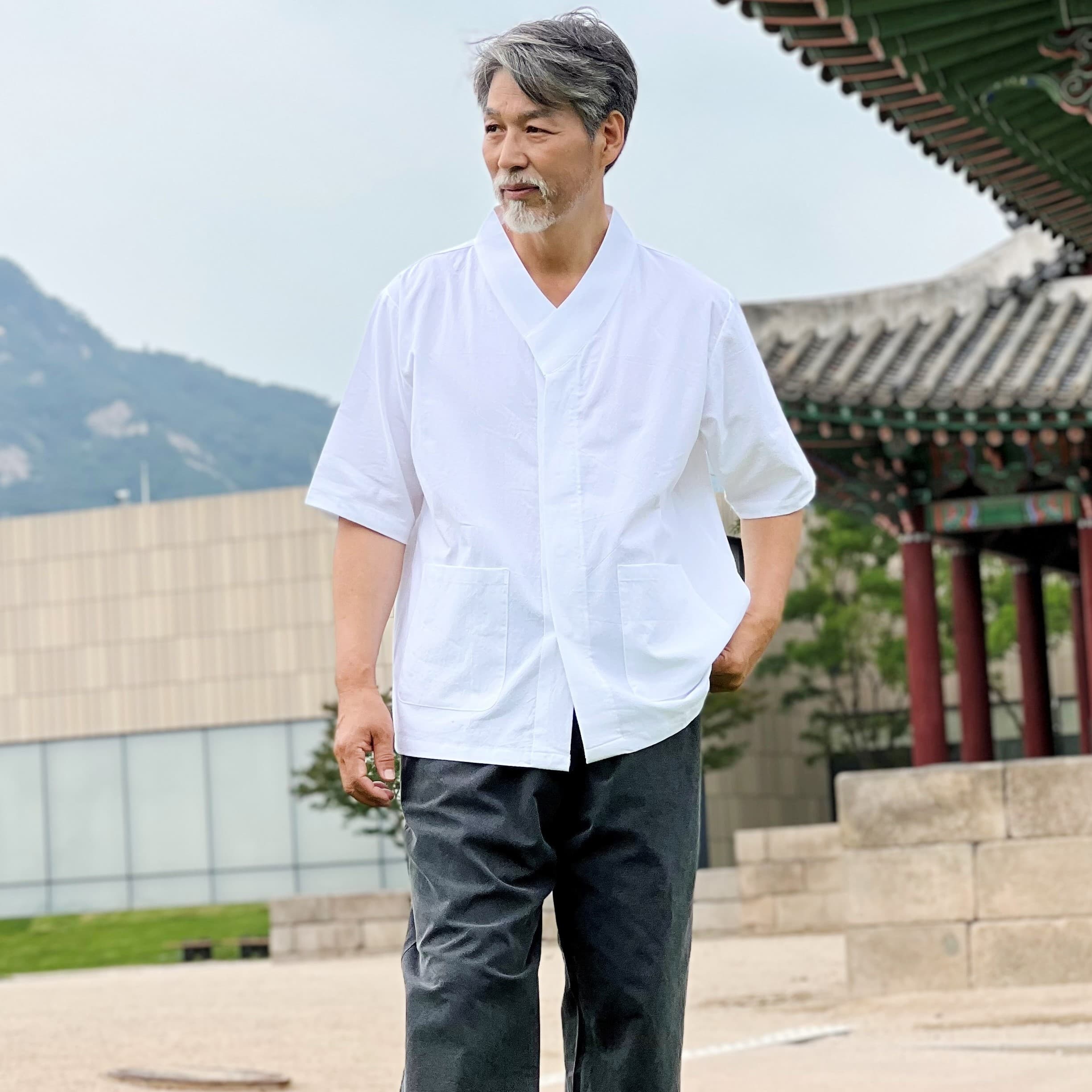 백제봉 여름 개량한복 남자 생활한복 남성 법복