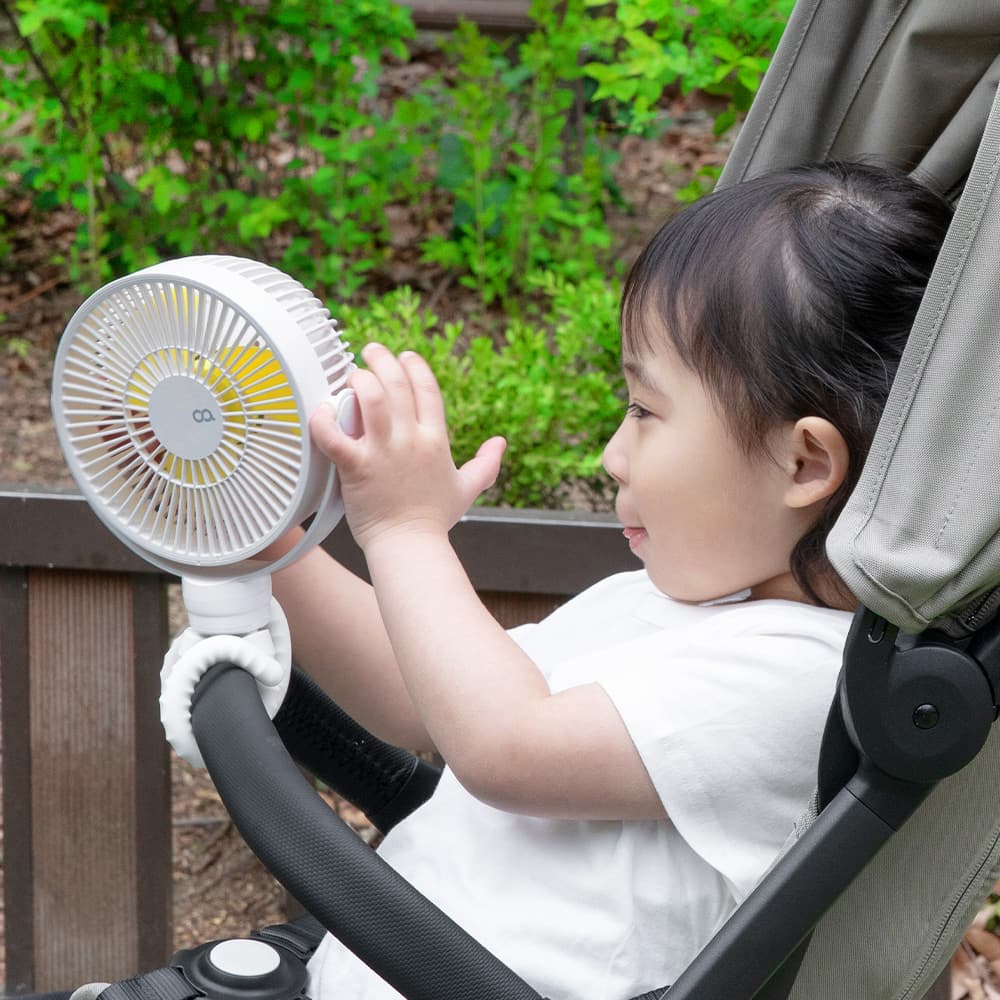 오아스토어 오아 무선 미니 휴대용 유모차 선풍기 플렉시블 거치대 저소음