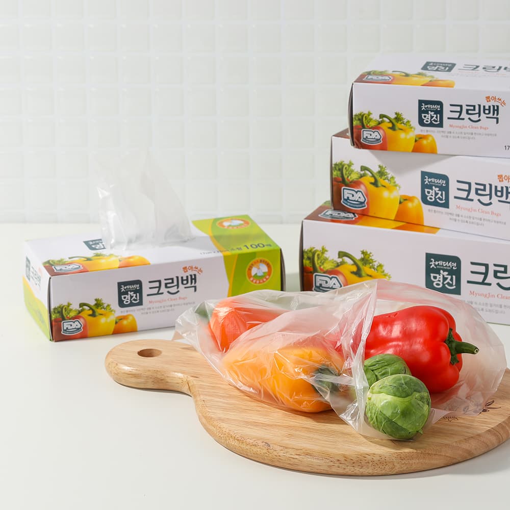 이편한생활 명진 크린백 일회용 비닐 소형 100매