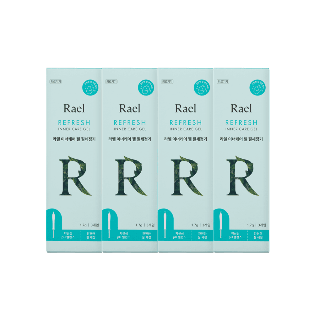 Rael 이너케어 젤 질세정기 3개입, 4개 - 최저가 36,120원