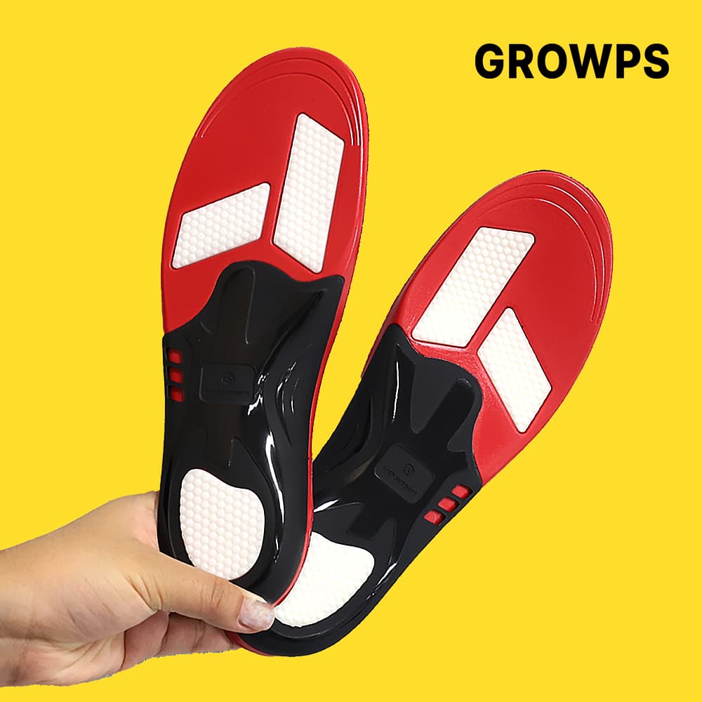 그로피즈 GROWPS 그로피즈 평발 깔창 아치 기능성 안전화 군대 아치형 운동화 발아치 깔창 - 최저가 29,900원
