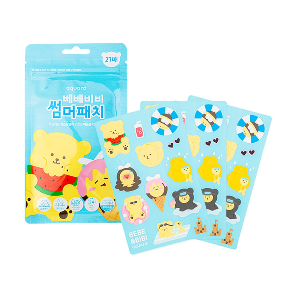 아가드 아가드 베베 비비 썸머패치 27매 모기 스티커 - 최저가 5,900원