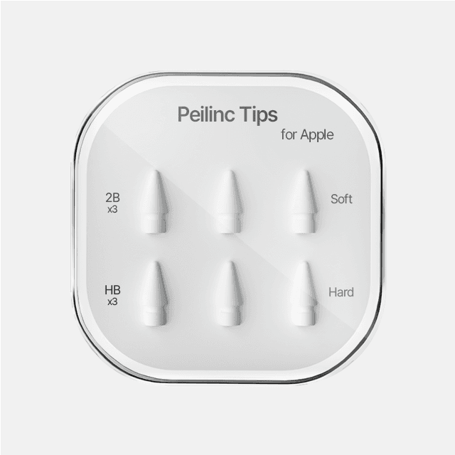 합리적쇼핑 실크로드 Peilinc 애플펜슬 펜촉 1세대 2세대 호환 2B HB 6개입