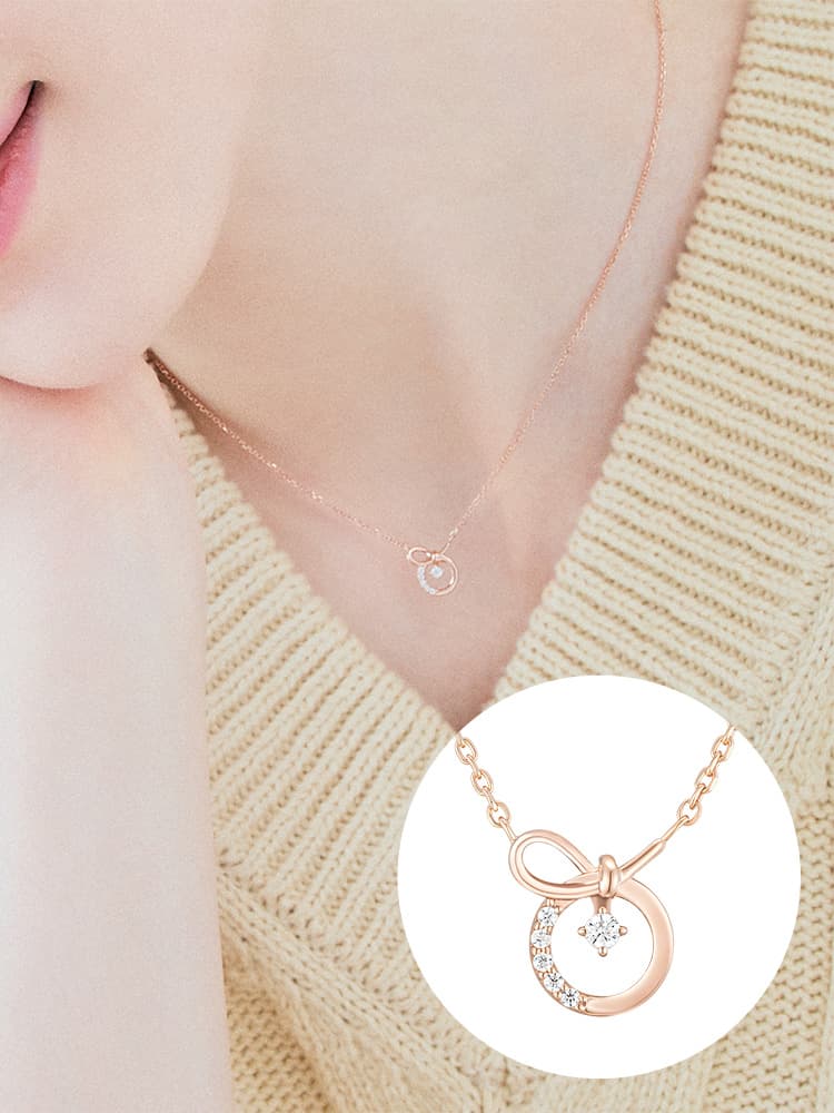 제이에스티나 제이에스티나 J.RIBBON 목걸이 JJLJNQ0BF581SR420 - 최저가 63,200원