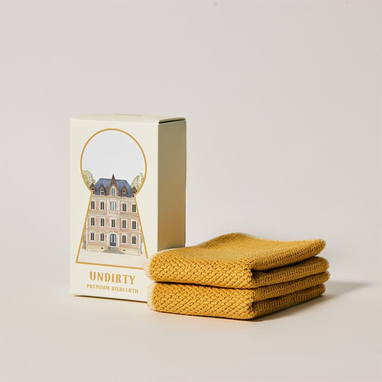UNDIRTY 언더티 언더티 행주 머스타드 2매입 3개, 30cm - 최저가 19,900원