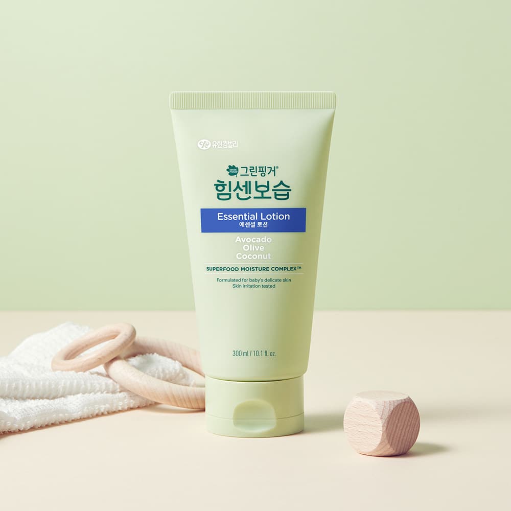 그린핑거 스토어 NEW 그린핑거 힘센보습 에센셜 로션 오렌지그린티향 300ml X 1EA