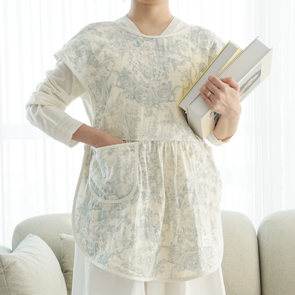 이몽-emong 이몽 뜨왈드주이 엄마 턱받이 앞치마 수유가리개 침받이 이유식 트림패드 - 최저가 38,000원