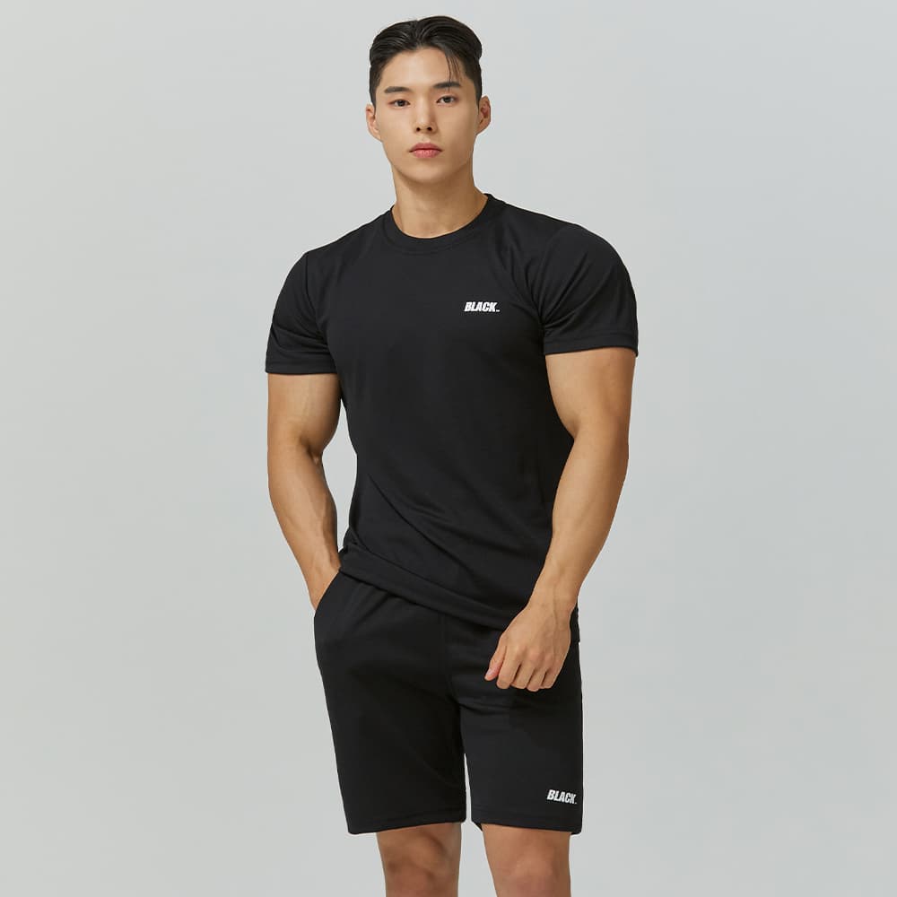 블랙몬스터핏 블랙몬스터핏 BLACKSET 남자 헬스복 운동복 트레이닝 세트