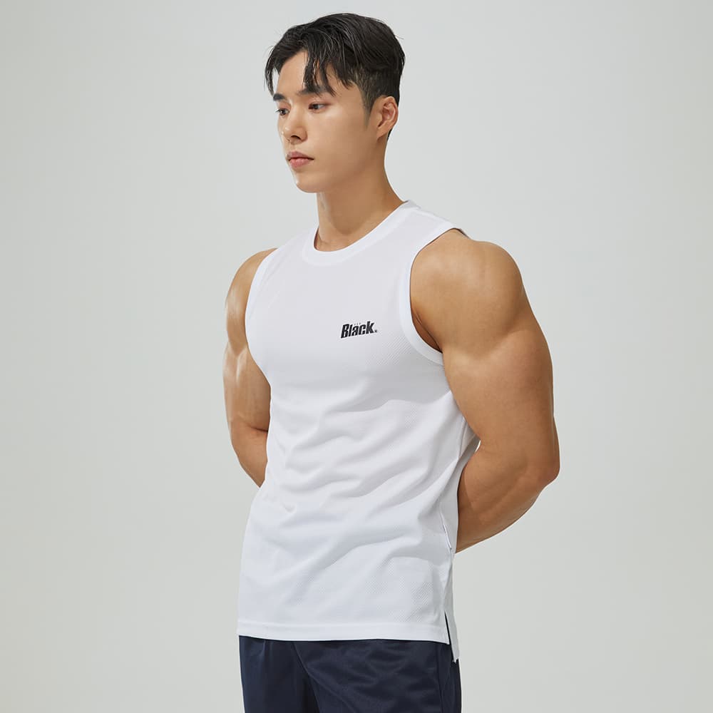 블랙몬스터핏 남자헬스복 기능성 헬스나시 트레이닝복 운동나시