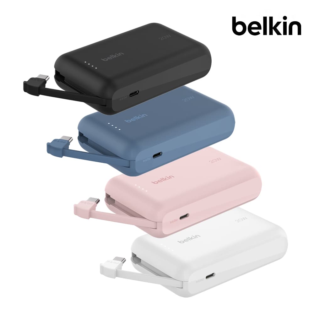 벨킨공식몰 벨킨 C타입 케이블 일체형 20W 10000mAh 보조배터리 BPB021fq - 최저가 29,900원