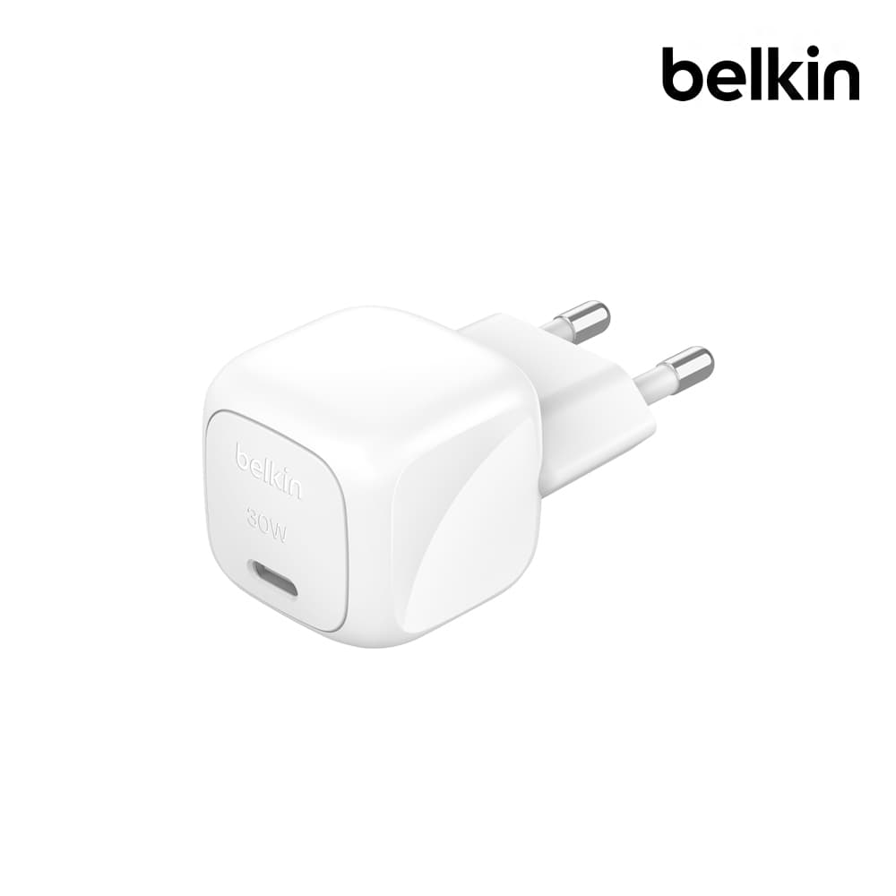 벨킨공식몰 벨킨 30W USB C타입 PD 3.1 PPS 초소형 고속 충전기 WCA008kr