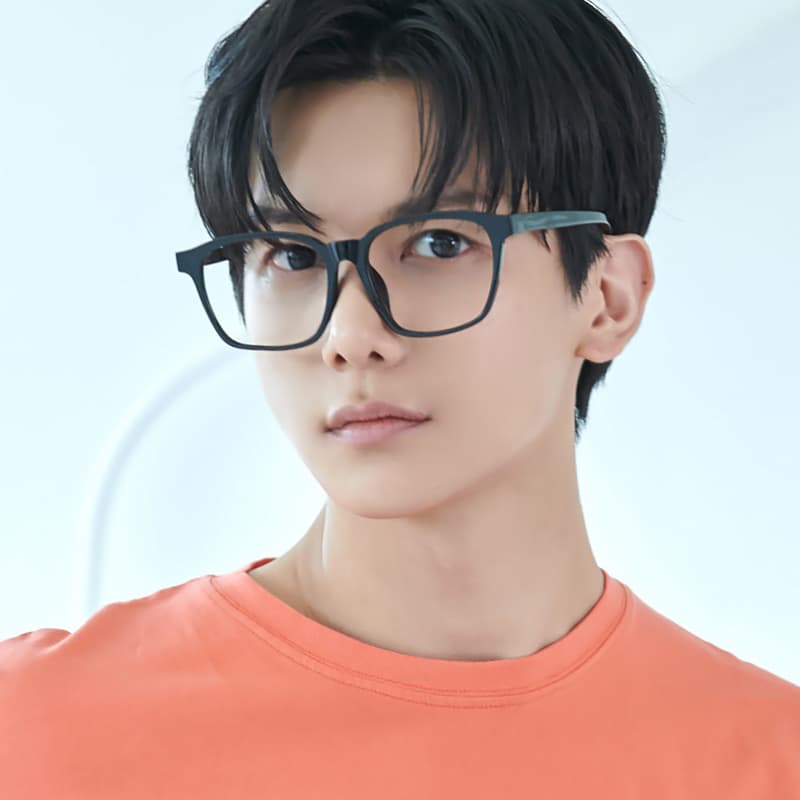 2DITOR 투디터 남자 여자 사각 왕 대두안경 투명뿔테 큰안경테