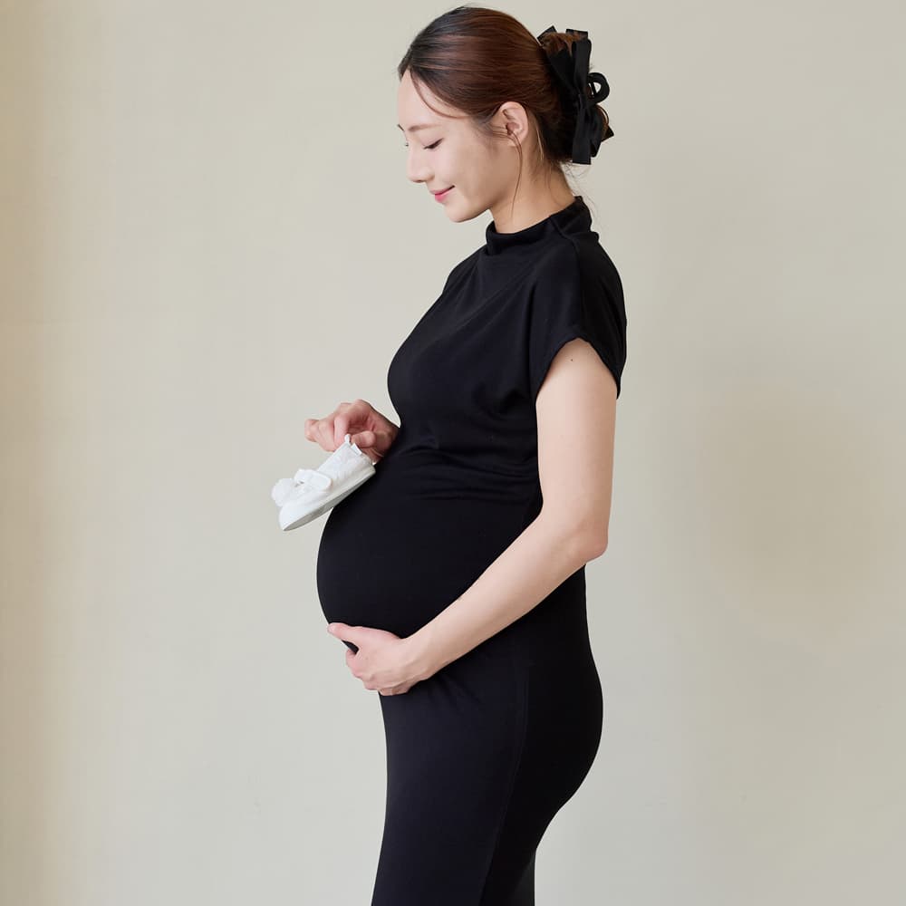 라라페어리 임산부 반목 트임 원피스 만삭 사진 촬영 - 최저가 38,900원