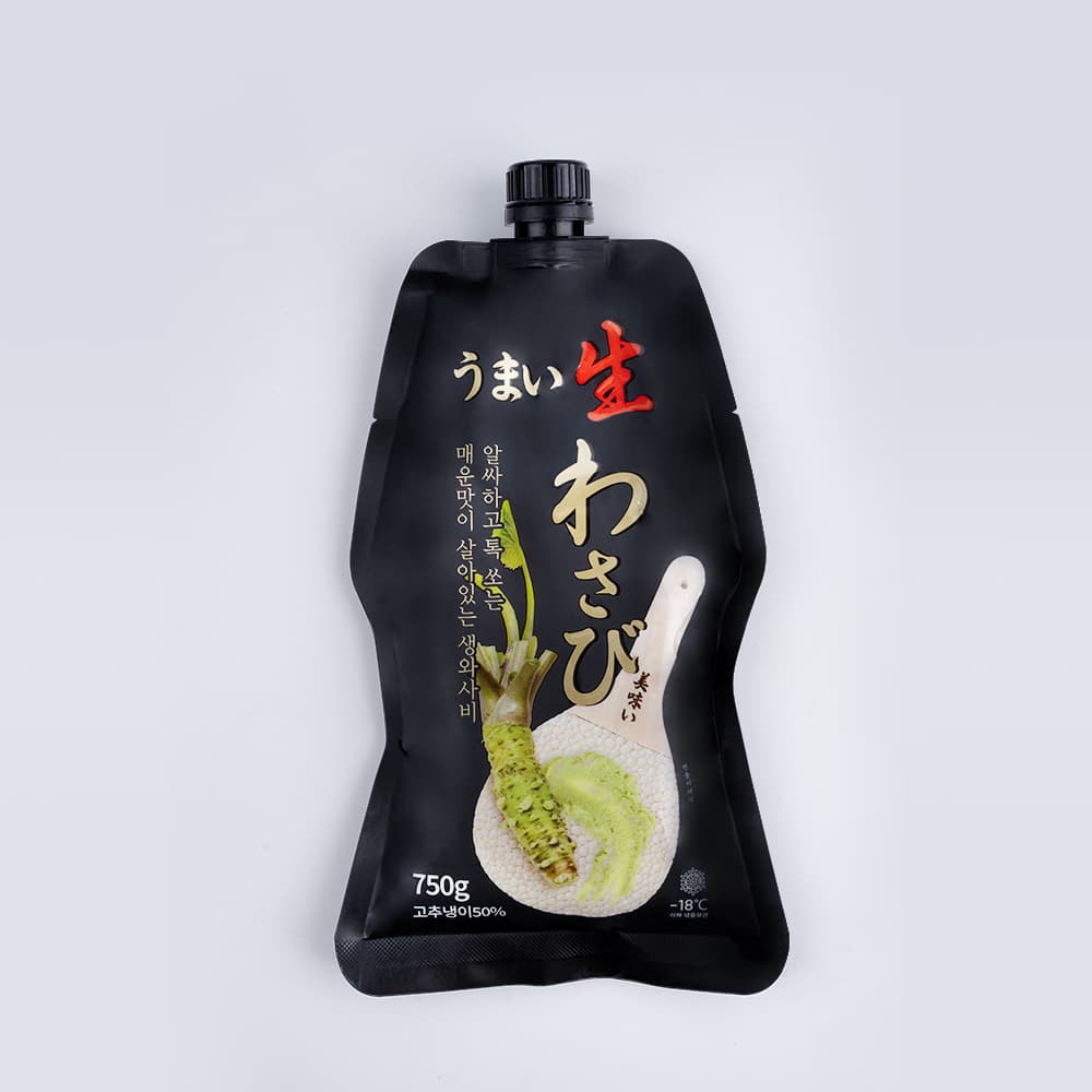 그램원 생와사비 750g 대용량 업소용 고추냉이 블랙 와사비