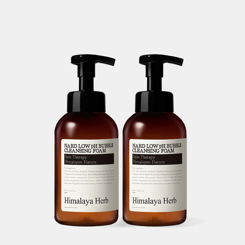NARD 나드 약산성 버블 클렌징폼 500ml 2개 - 최저가 17,900원