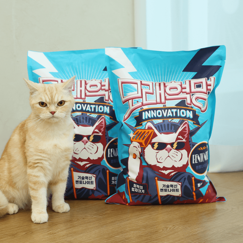 한고연몰 모래혁명 이노베이션 먼지없는 고양이모래 벤토나이트 7kg