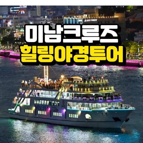 남해안크루즈관광 [미남크루즈] 힐링야경 투어 여수 크루즈 유람선