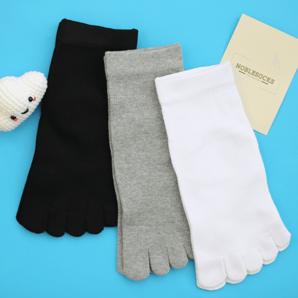노블삭스 노블삭스 여자 무지 장목 발가락양말 6켤레 세트 - 최저가 11,900원