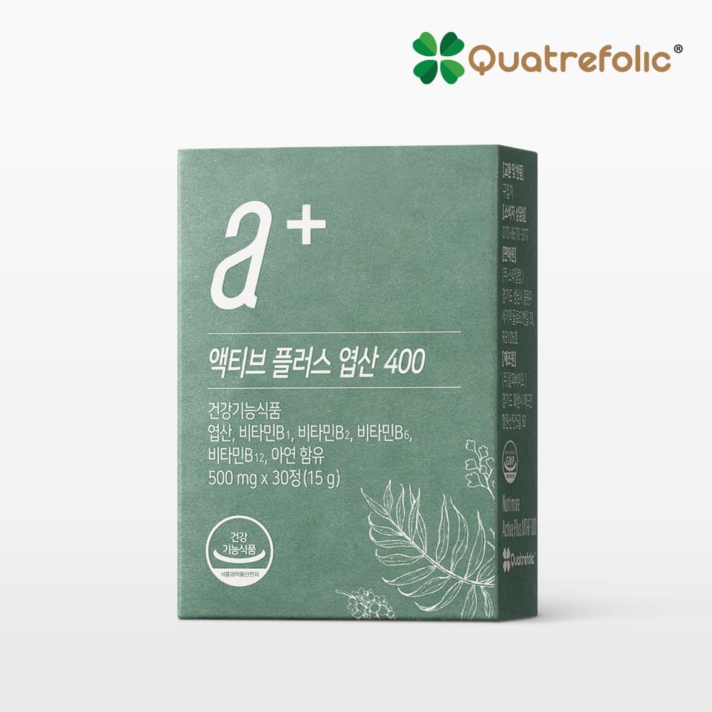 뉴트리 모어 뉴트리모어 활성엽산 액티브 플러스 400 30정
