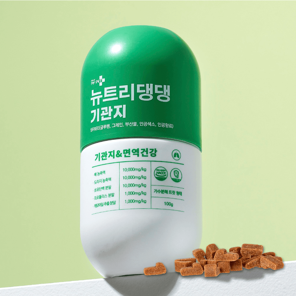 헬로마이펫 뉴트리댕댕 강아지 기관지영양제