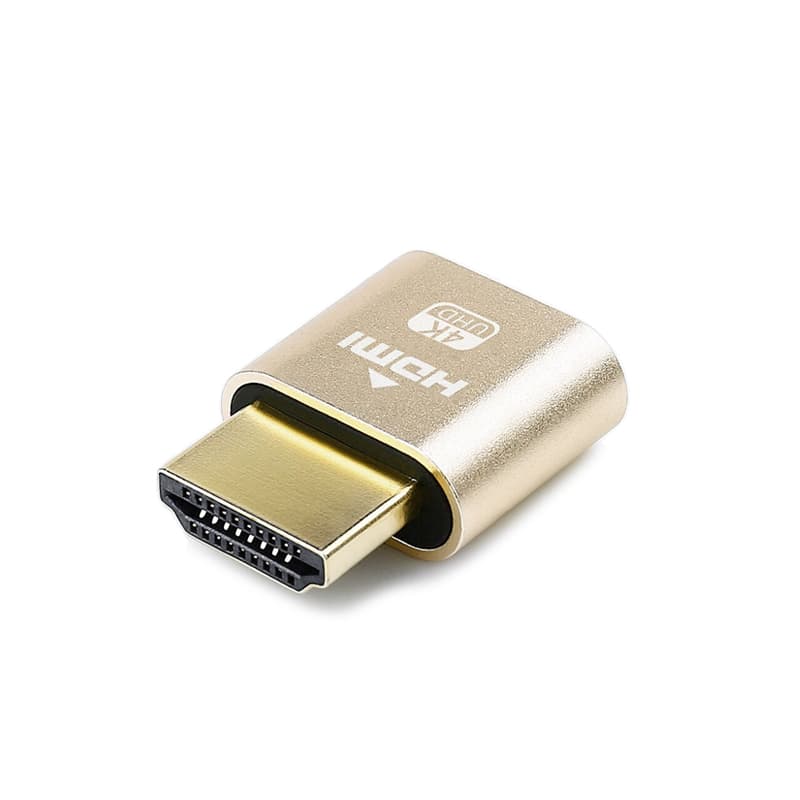 아크로아이엔티 HDMI 더미플러그 4K 가상 모니터 디스플레이 어댑터 60hz - 최저가 1,050원