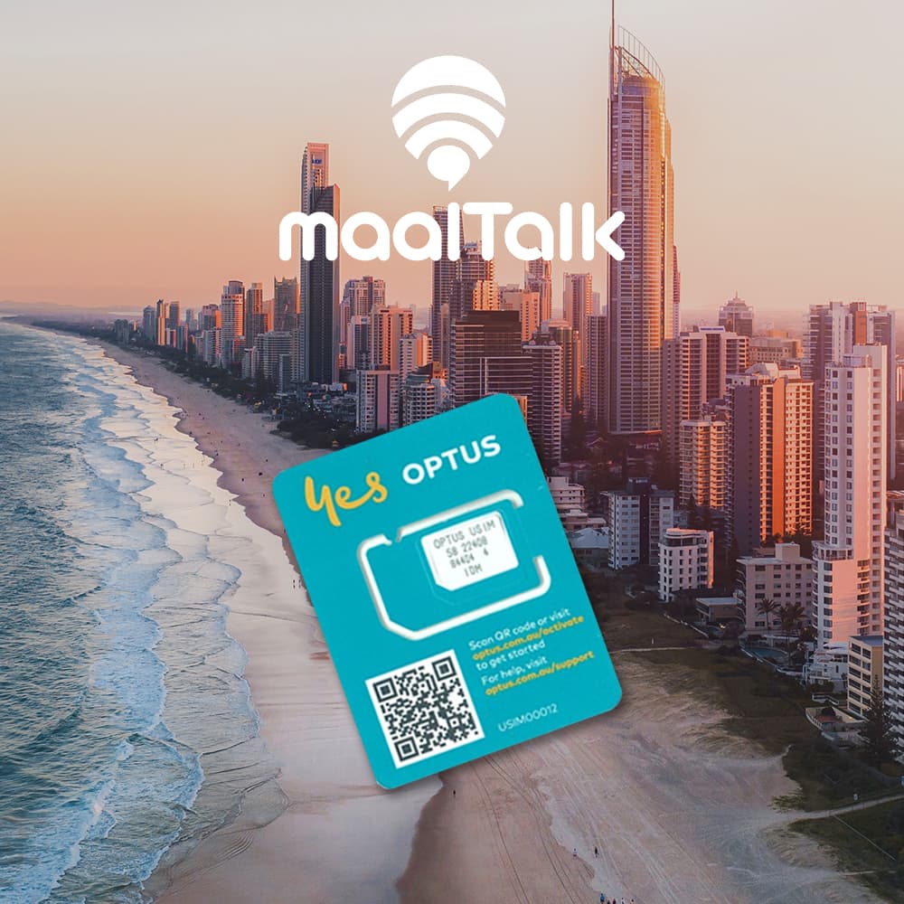 말톡 호주유심 뉴질랜드 Optus 10일 5GB - 최저가 8,500원