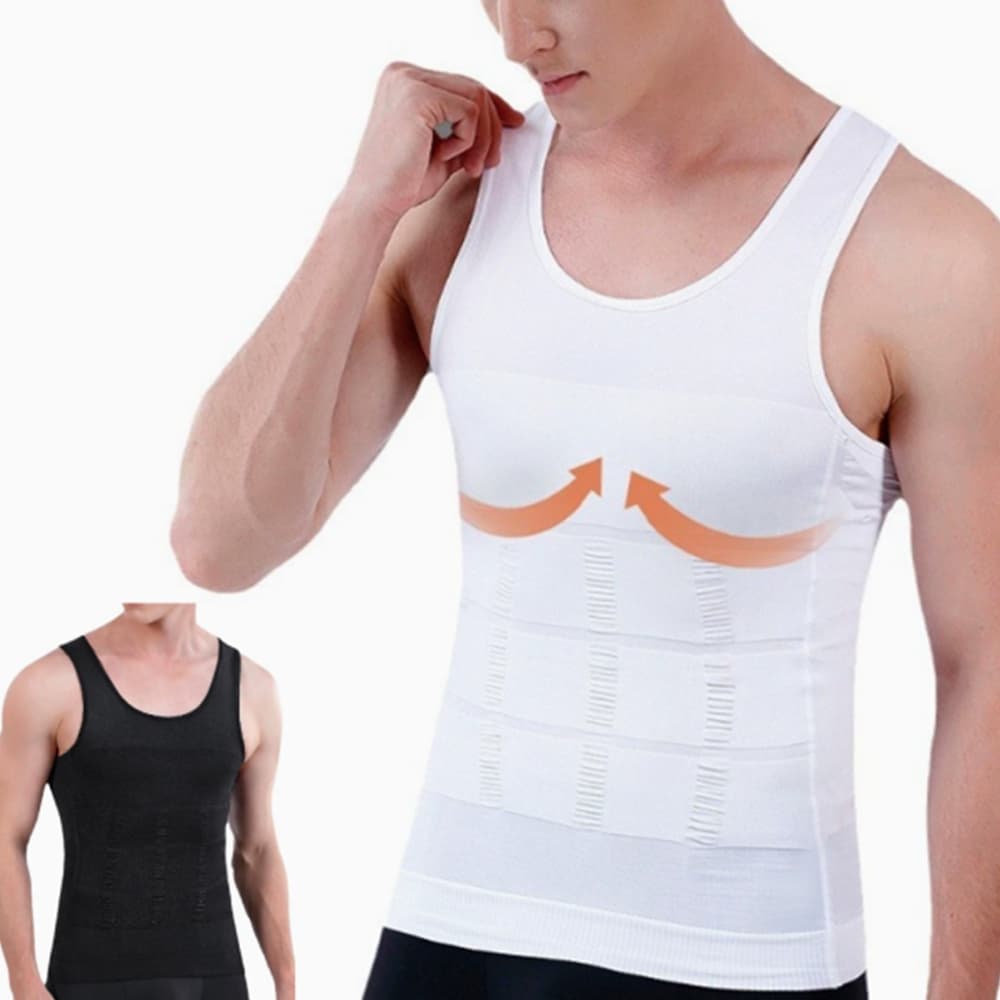 COSTMALL 이너핏 남자보정속옷 여유증 압박복 보정 나시 속옷 런닝 - 최저가 9,900원