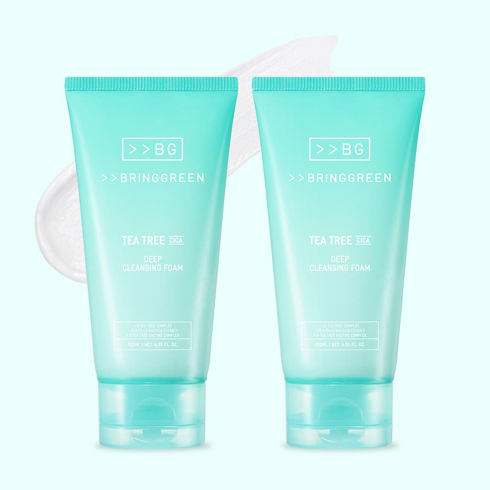 브링그린 브링그린 티트리 시카 딥 클렌징폼 120ml 2개