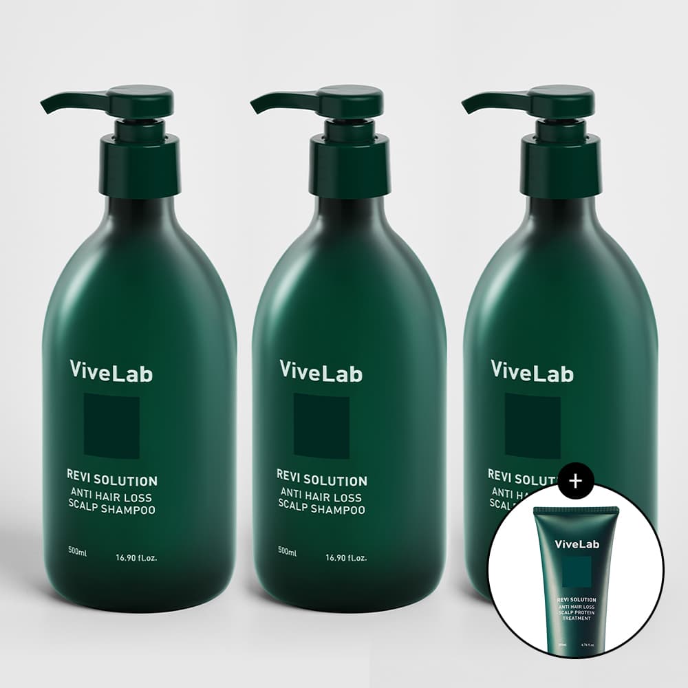 바이브랩 바이브랩 4주 솔루션 초록 탈모 샴푸 우디플로럴머스크 500ml 3개 - 최저가 85,900원