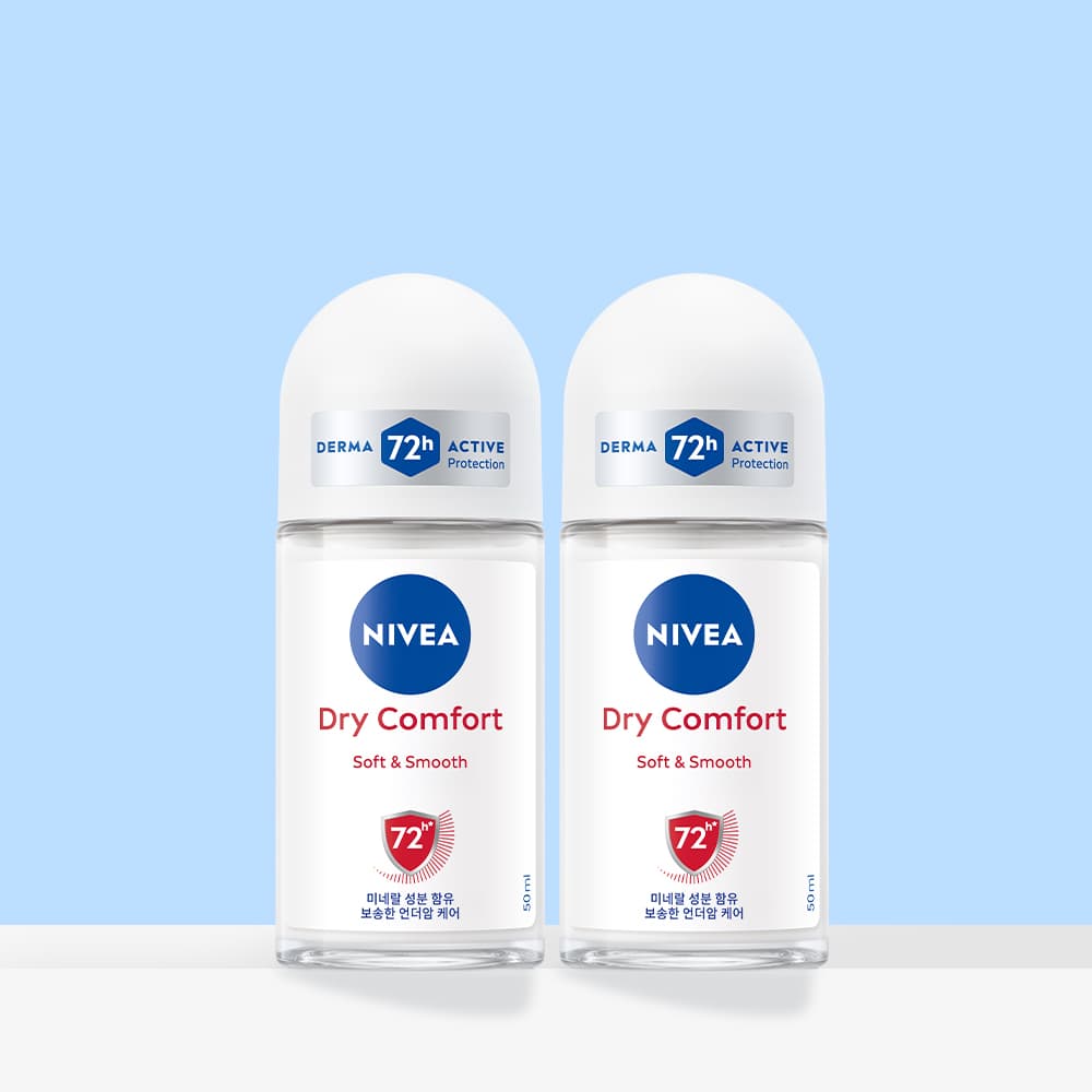 니베아  브랜드샵 니베아 데오드란트 롤온 드라이 컴포트 50ml 2개