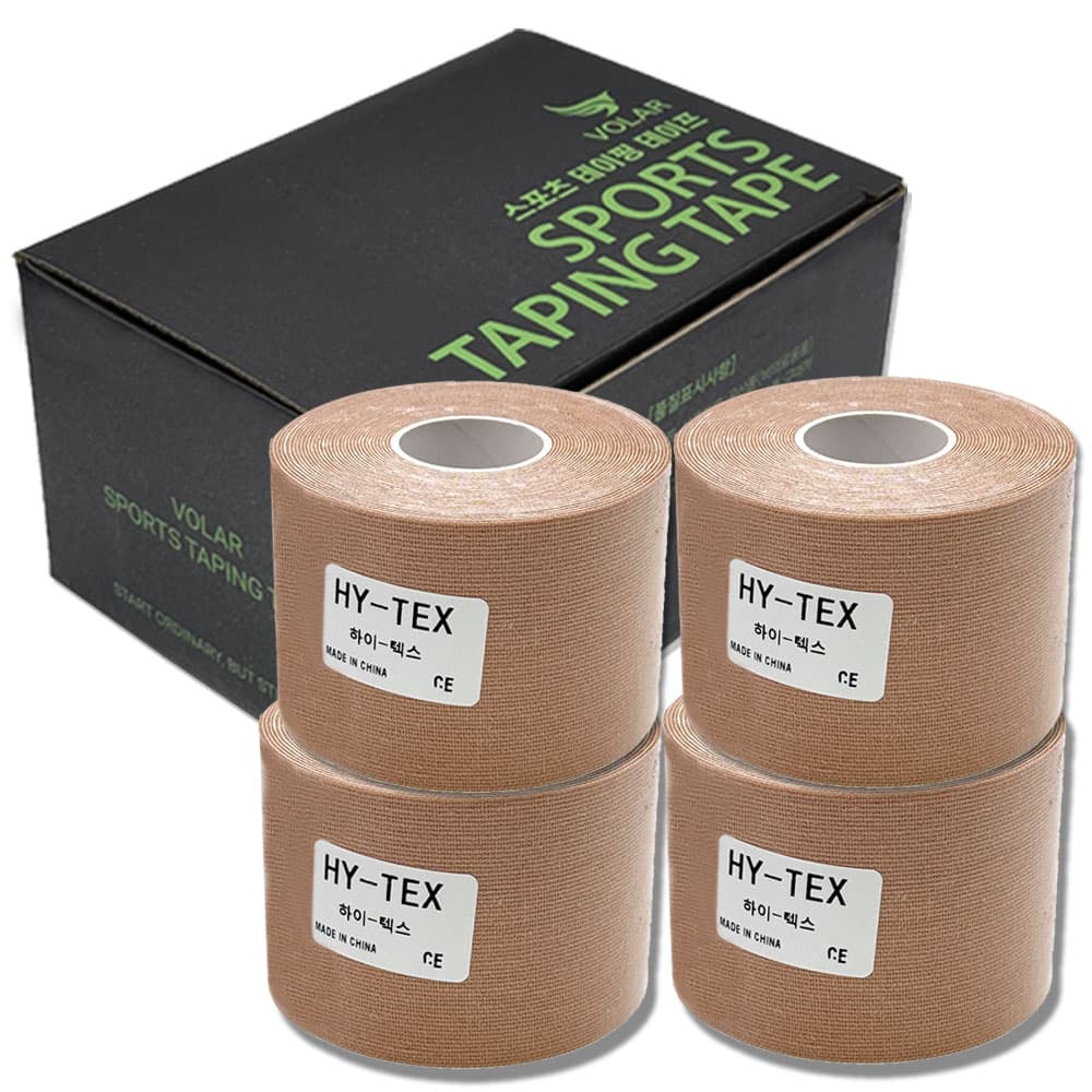 VOLAR 스포츠테이프 근육 테이핑 키네시오로지 5cm x 4개 - 최저가 11,500원
