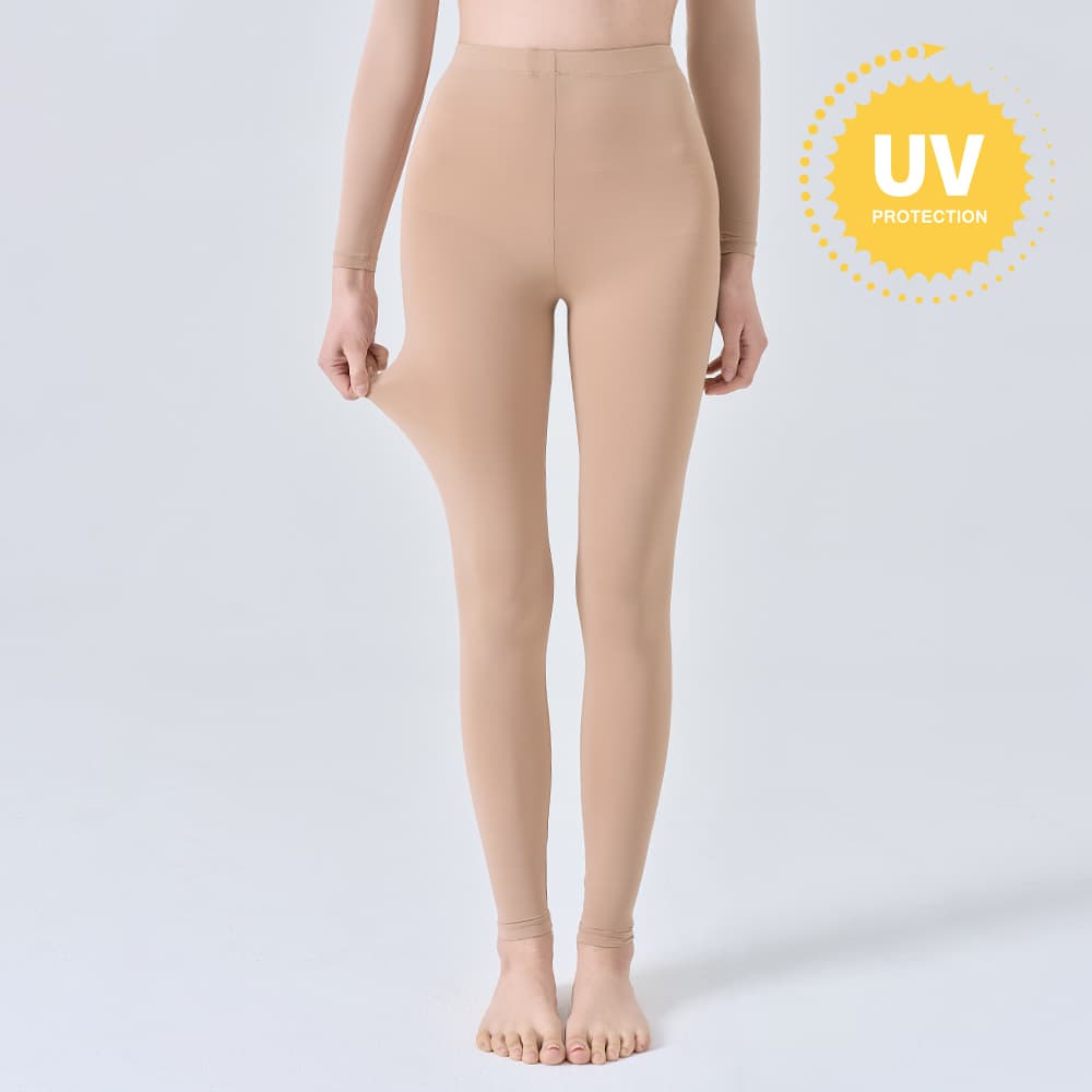 베일리화이트 여성 골프스타킹 냉감 레깅스 UV 자외선차단 쿨 살색 타이즈 - 최저가 34,000원