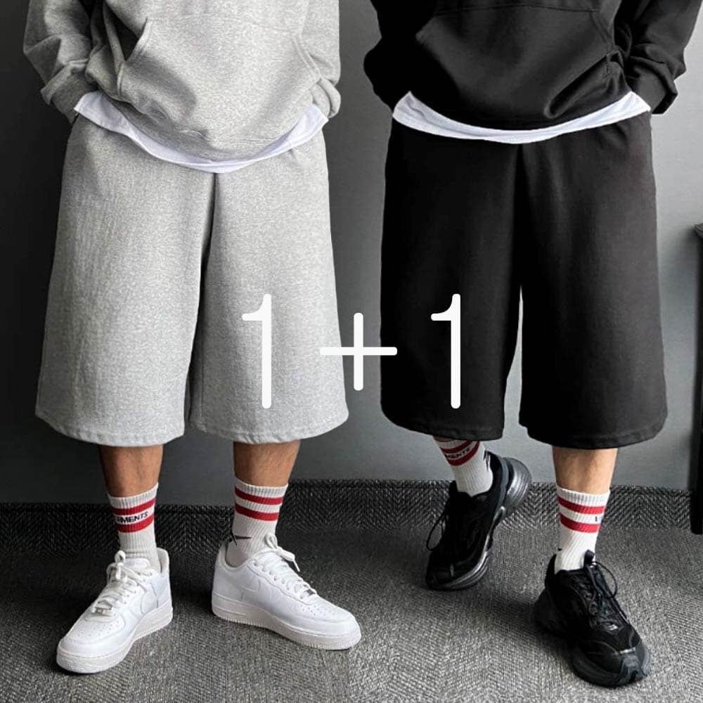 제이지엔 1+1 7부반바지 헬스버뮤다팬츠 회색 - 최저가 29,800원