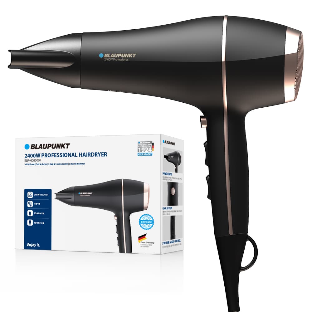 블라우풍트 블라우풍트 초고출력 2400W 퀵드라이 헤어드라이기 BLP-HD2500 블랙 - 최저가 22,800원