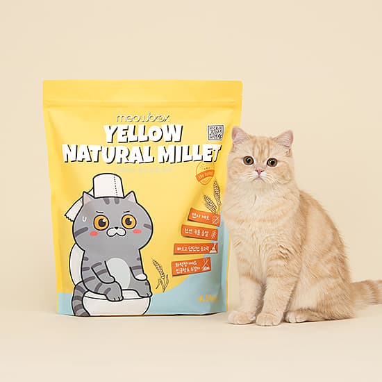 미유 박스 미유박스 옐로우내추럴 좁쌀 고양이모래 4.5kg - 최저가 25,740원