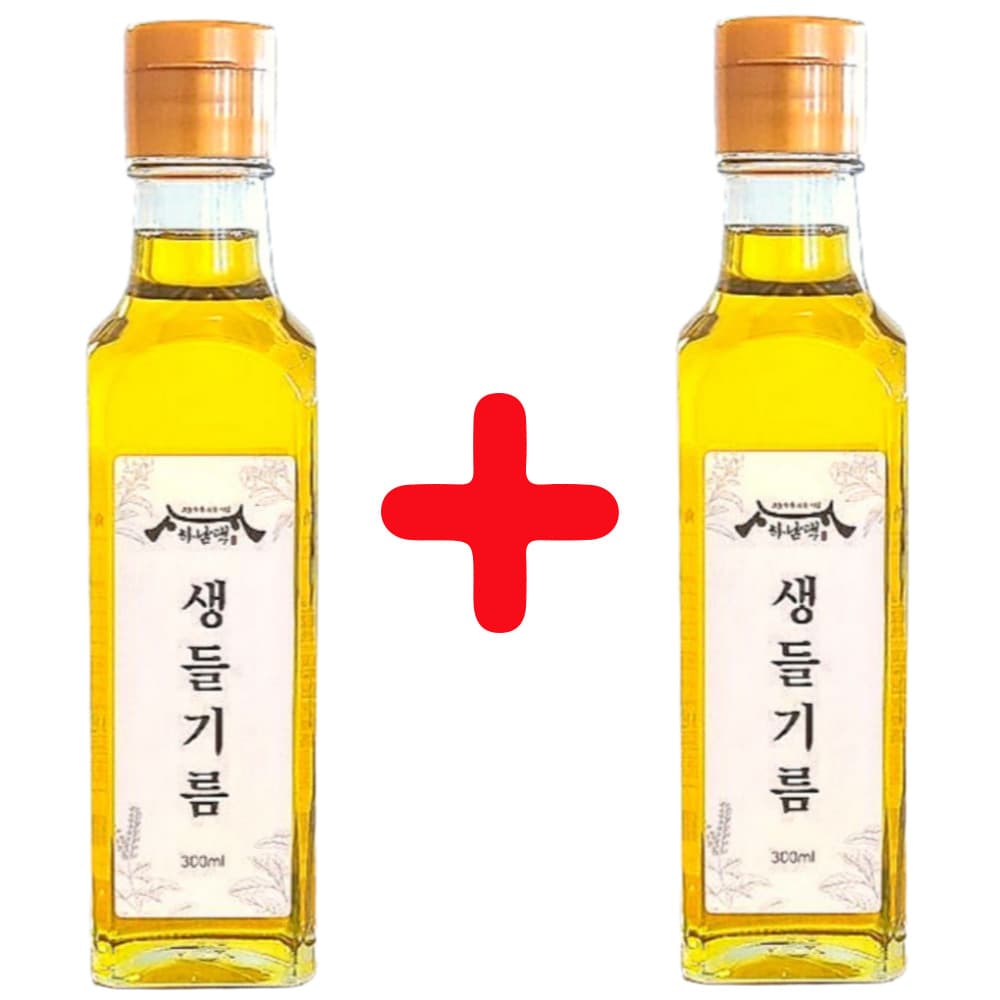 하남댁 공식스토어 하남댁 저온압착 생들기름 300ml 통들깨