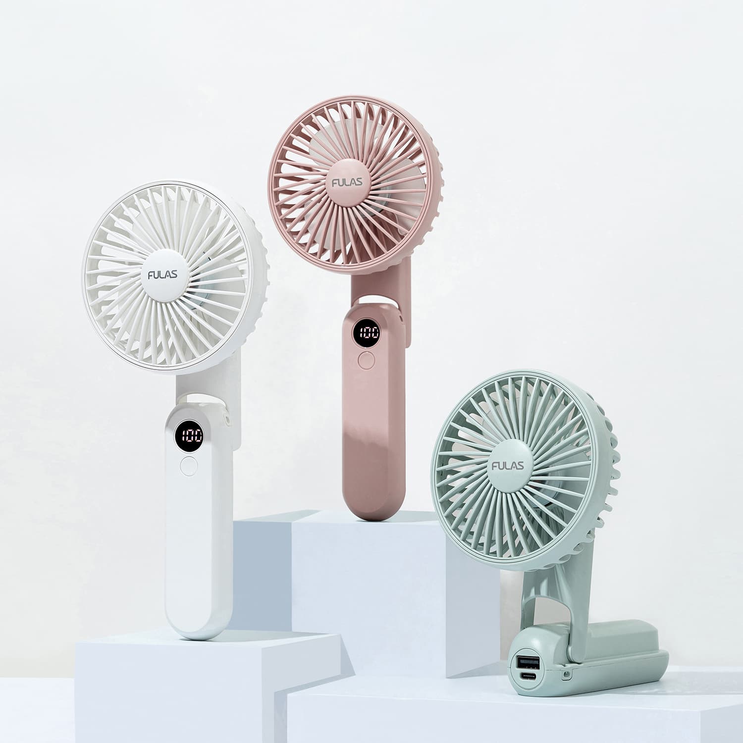풀라스 풀라스 5단 휴대용 선풍기 폴더블 FL-PF4000