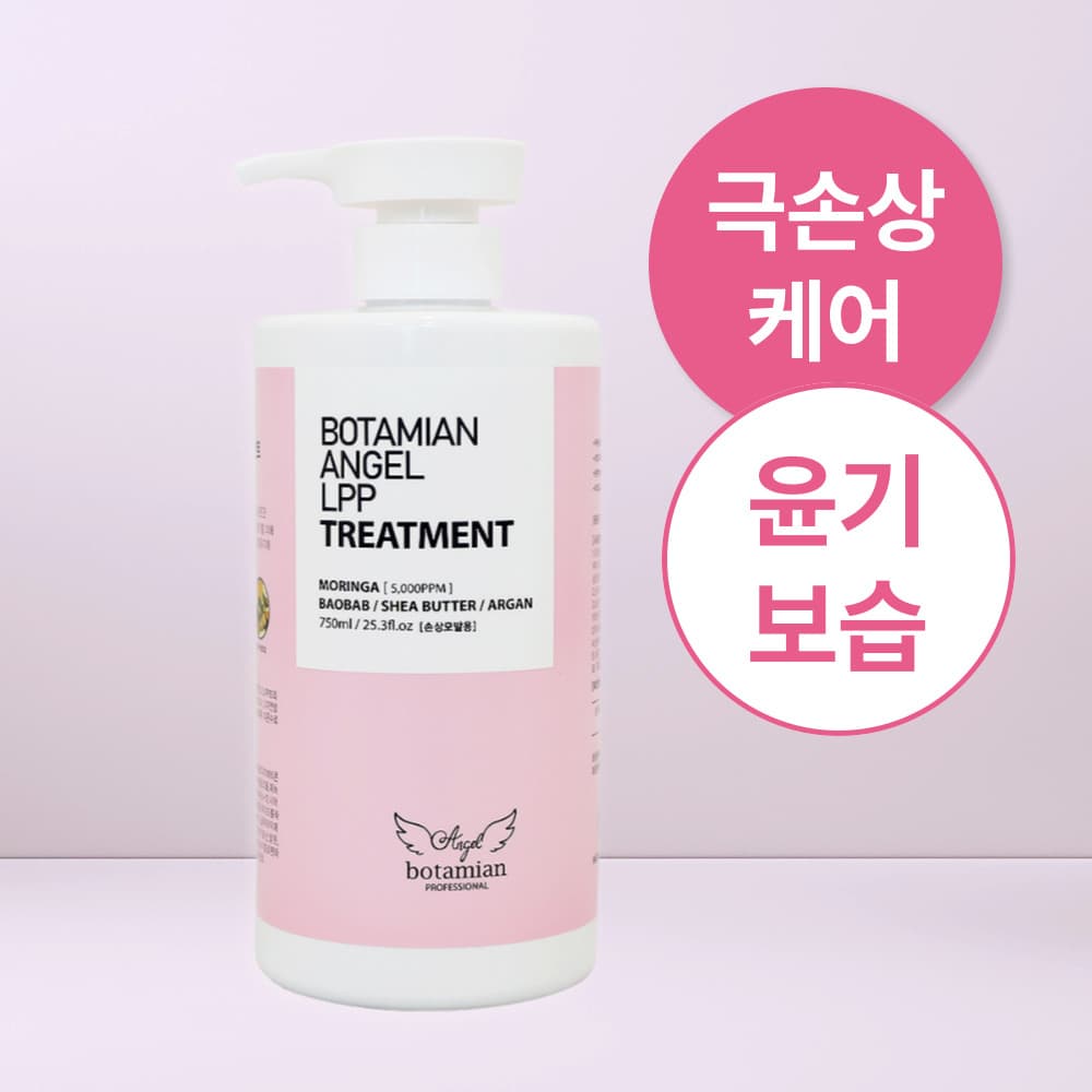 보타미안엔젤 보타미안엔젤 LPP 트리트먼트 극손상 단백질 헤어팩 750ml