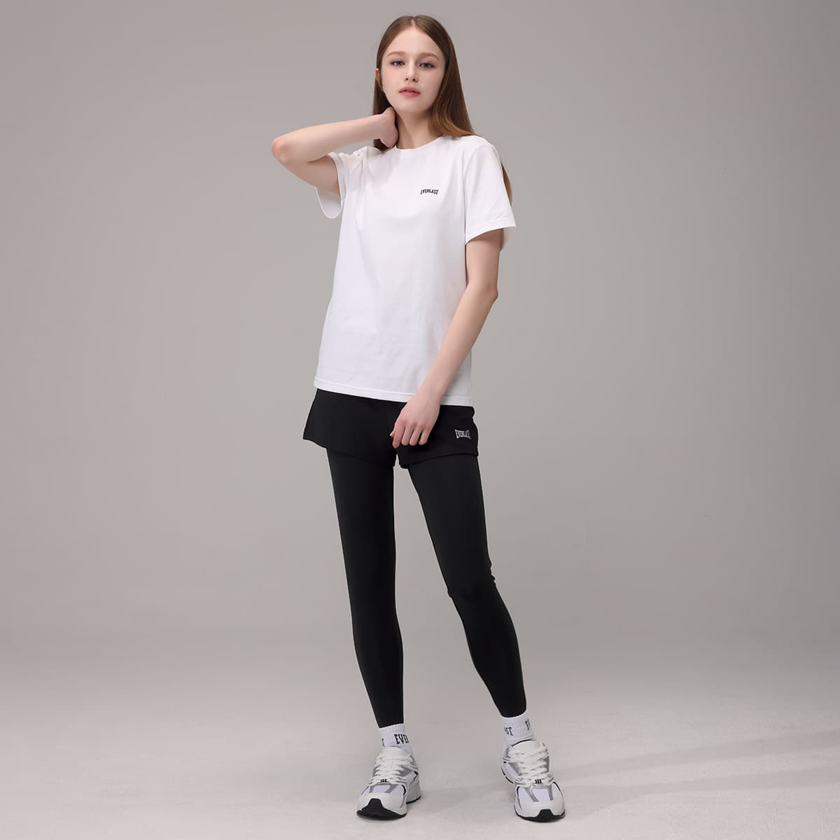 EVERLAST Korea 에버라스트 여자 투인원 반바지 레깅스