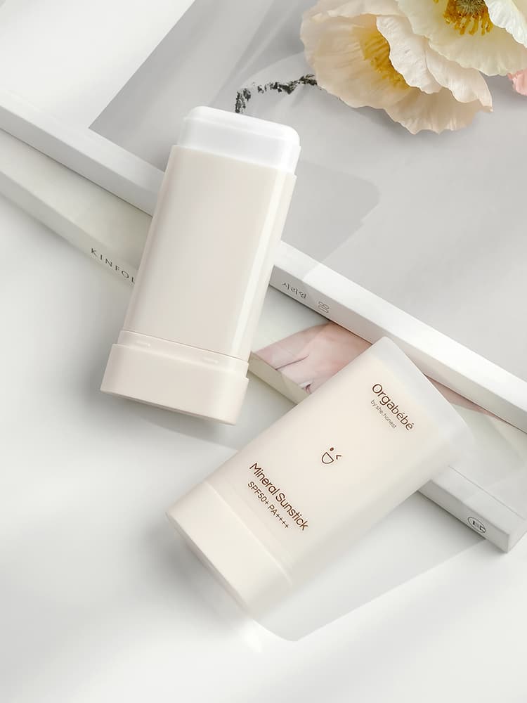 오가베베 오가베베 무기자차 아기 선스틱 SPF50 논나노 키즈 유아 선크림