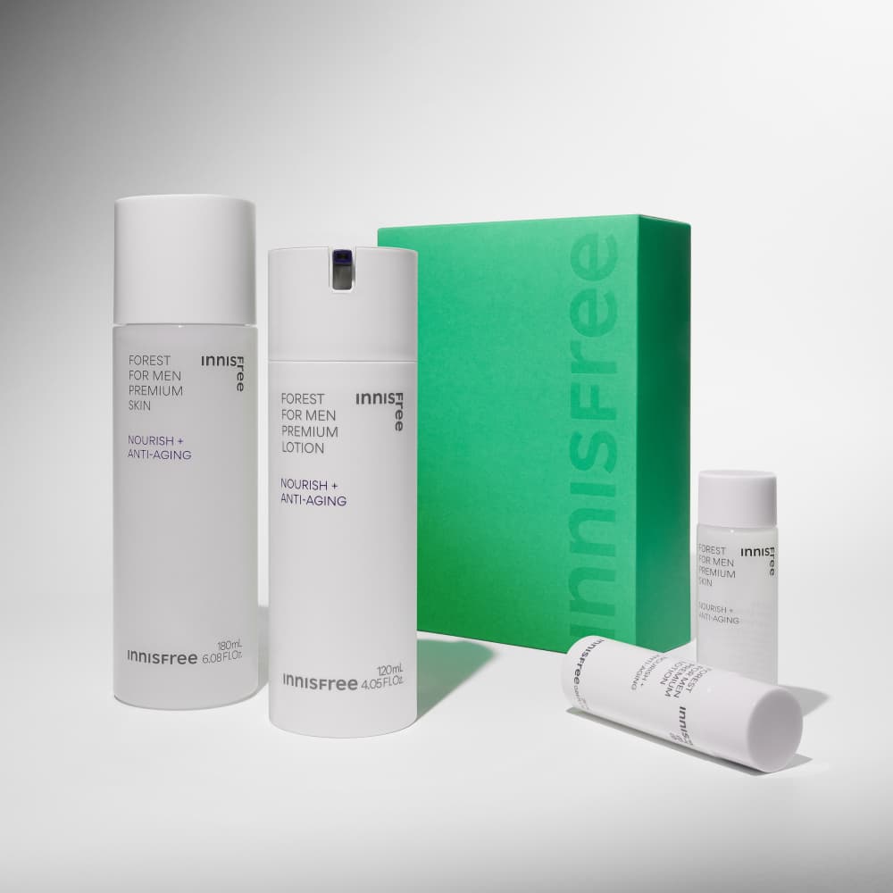 이니스프리 이니스프리 포레스트 포맨 프리미엄 스킨케어 2종 세트 (스킨 180mL + 로션 120mL) - 최저가 38,500원