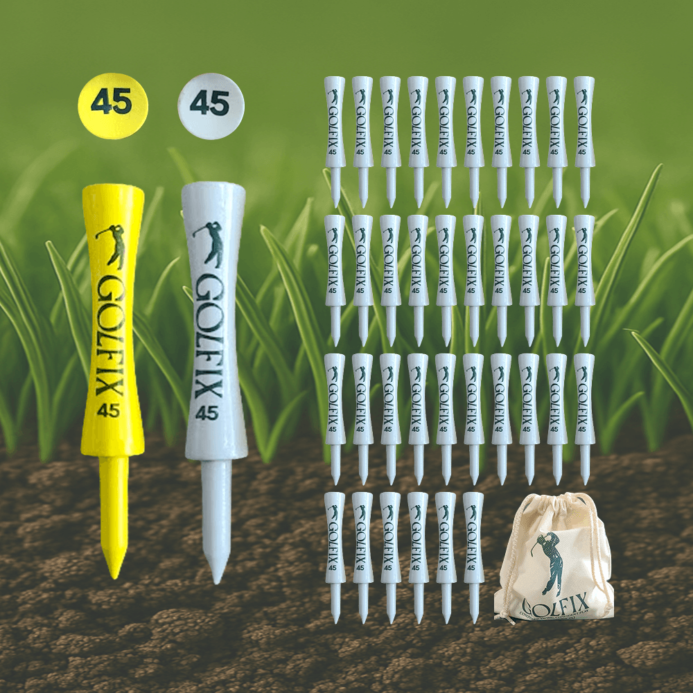 GOLFIX 골픽스 골프티꽂이 드라이버 나무 우드 핀 45mm(36P) - 최저가 12,800원