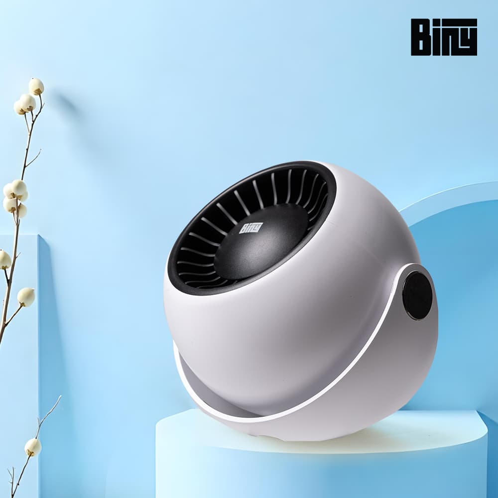 바이니스토어 바이니 탁상용 선풍기 무선 미니 저소음 BLDC USB