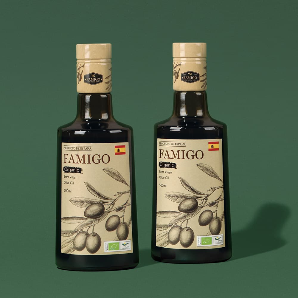 모두의맛집 파미고 유기농 스페인 올리브오일 냉압착 엑스트라 버진 피쿠알 올리브유 500ml 2개
