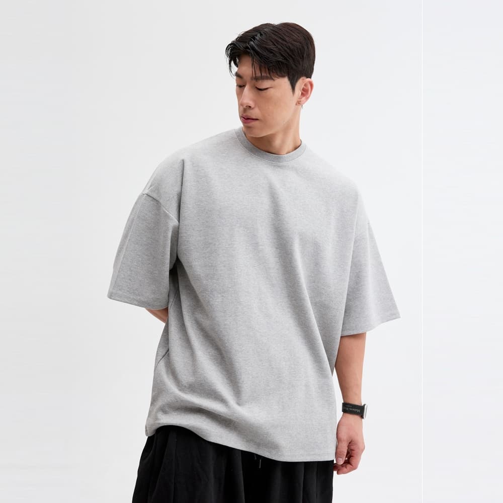 비스트모드 비스트모드 엑설런트 특양면 헬스 오버핏 반팔 무지 티셔츠 - 최저가 27,900원